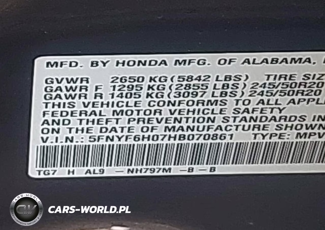 2017 Honda Pilot Elite VIN:5FNYF6H07HB070861 - 9