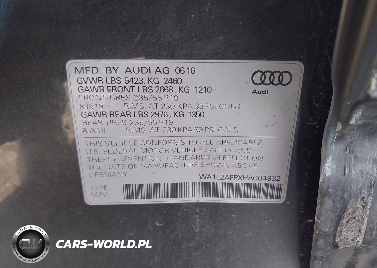 2017 Audi Q5 2.0T Premium VIN:WA1L2AFPXHA004932 - 9