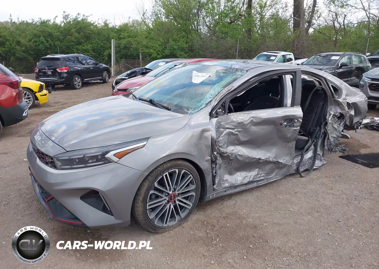2022 Kia Forte Gt VIN:3KPF44ACXNE485616 - 2
