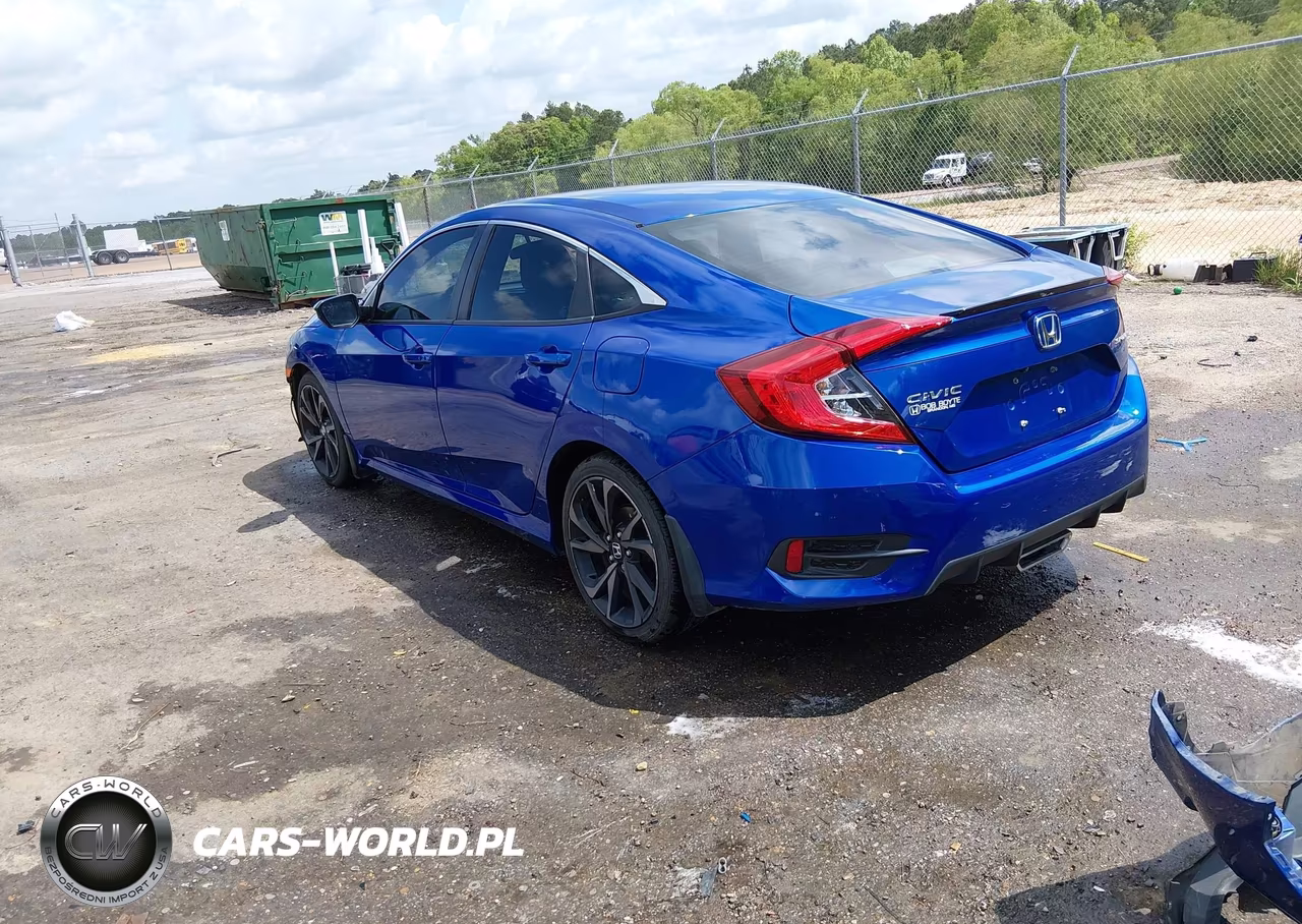 2020 Honda Civic Sport VIN:2HGFC2F8XLH551502 - 3