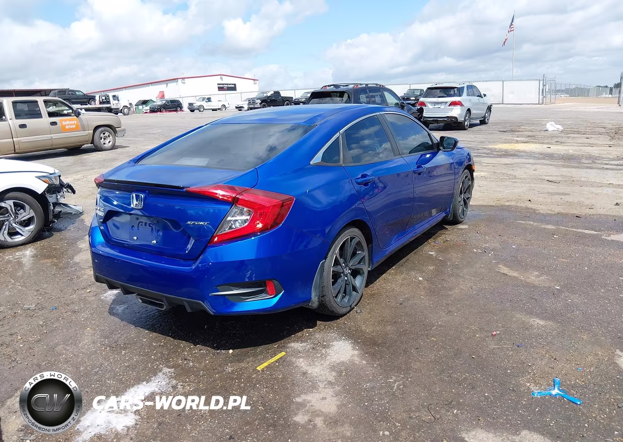 2020 Honda Civic Sport VIN:2HGFC2F8XLH551502 - 4