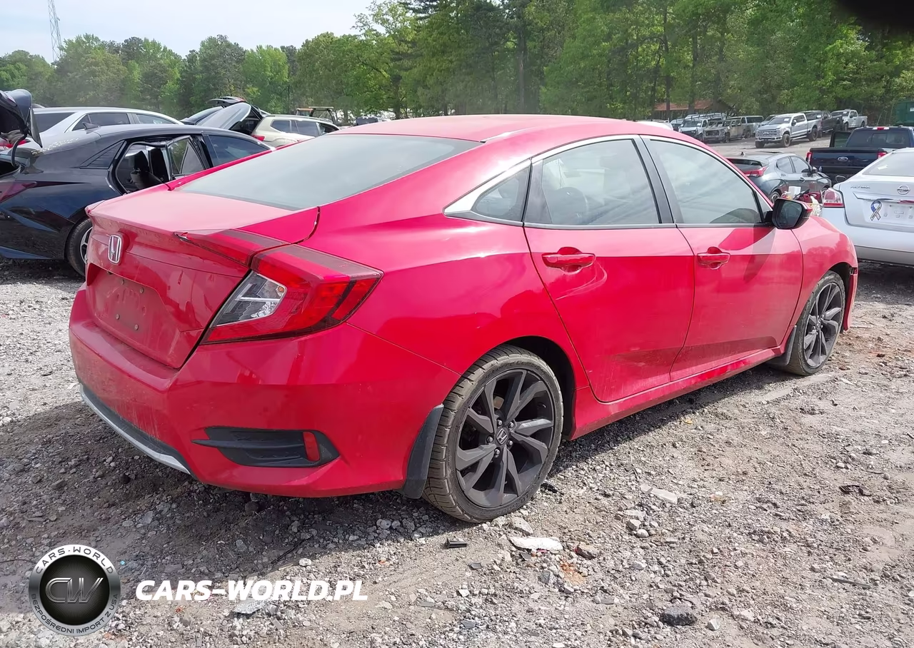 2020 Honda Civic Lx VIN:2HGFC2F6XLH515470 - 4