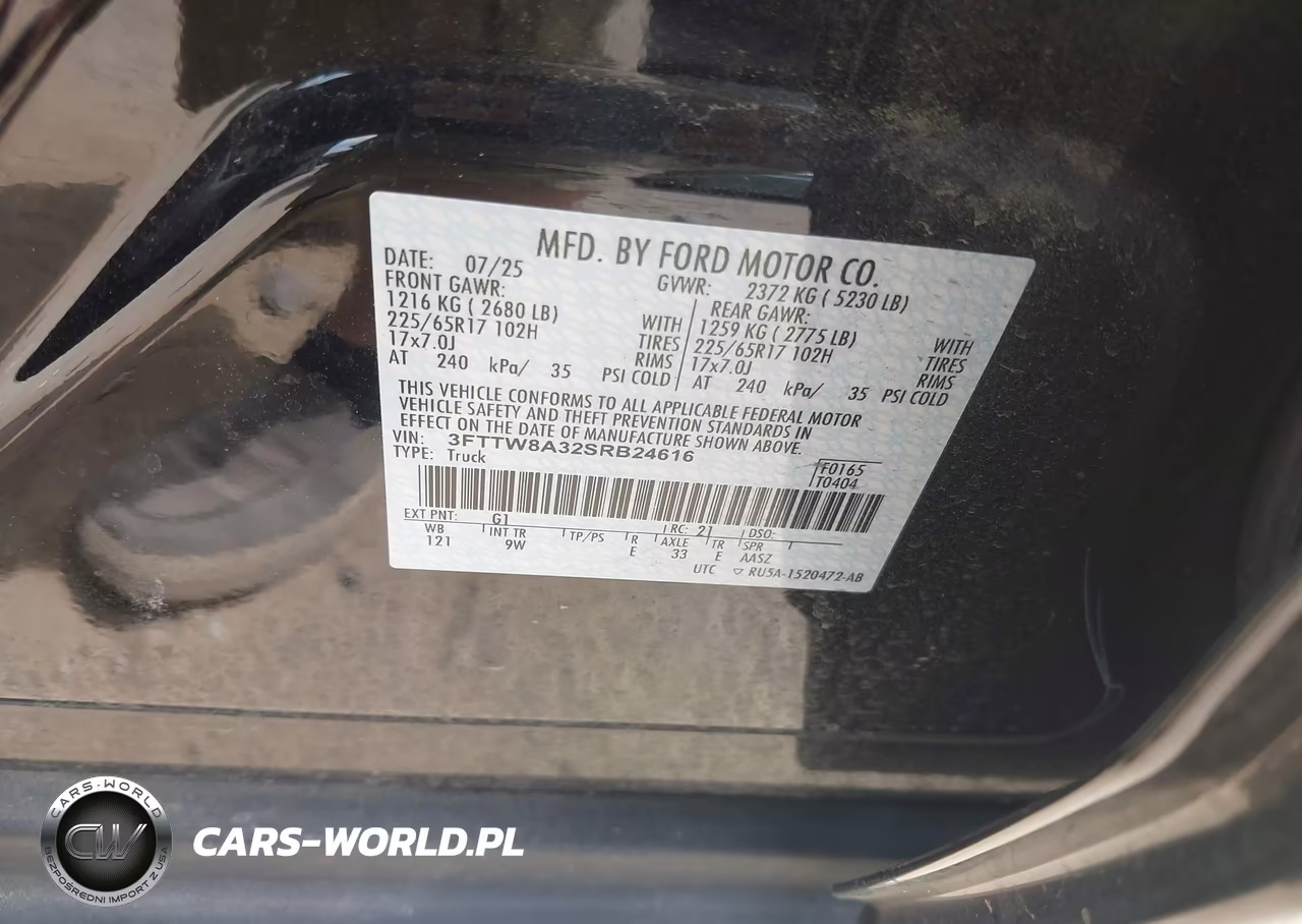 2025 Ford Maverick Xl VIN:3FTTW8A32SRB24616 - 9
