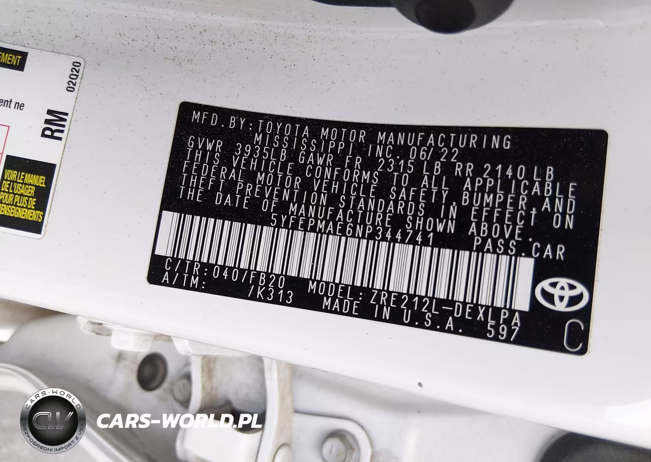 2022 Toyota Corolla Le VIN:5YFEPMAE6NP344741 - 9