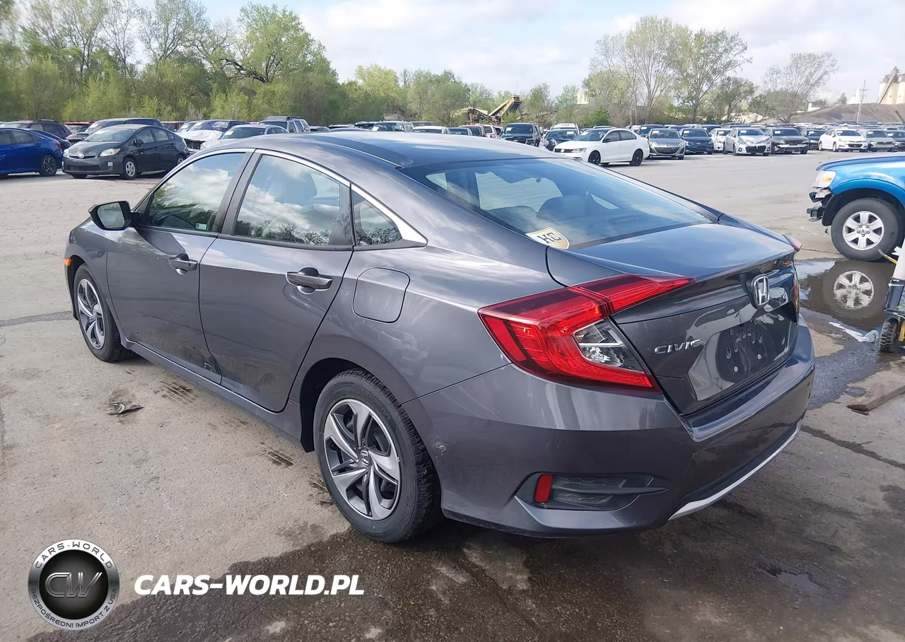 2020 Honda Civic Lx VIN:2HGFC2F65LH557626 - 3