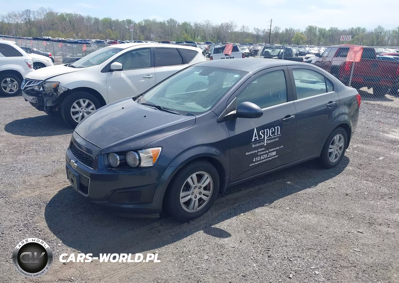 2012 Chevrolet Sonic 2Lt VIN:1G1JC5SH7C4165822 - 2