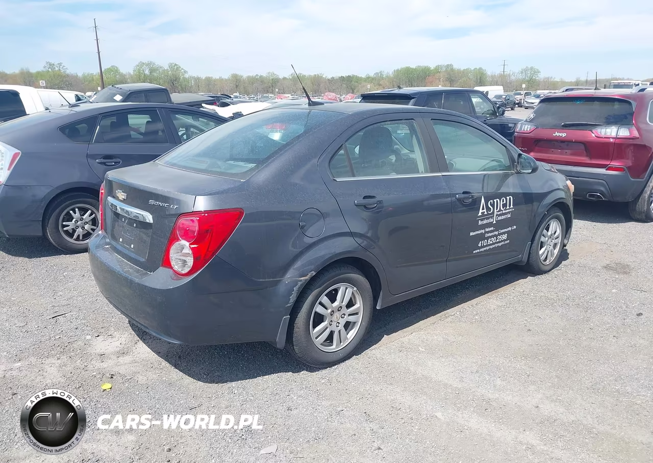 2012 Chevrolet Sonic 2Lt VIN:1G1JC5SH7C4165822 - 4