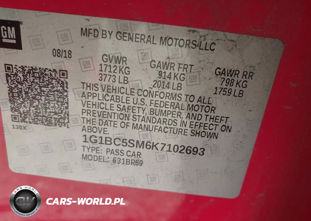 2019 Chevrolet Cruze Ls VIN:1G1BC5SM6K7102693 - 9