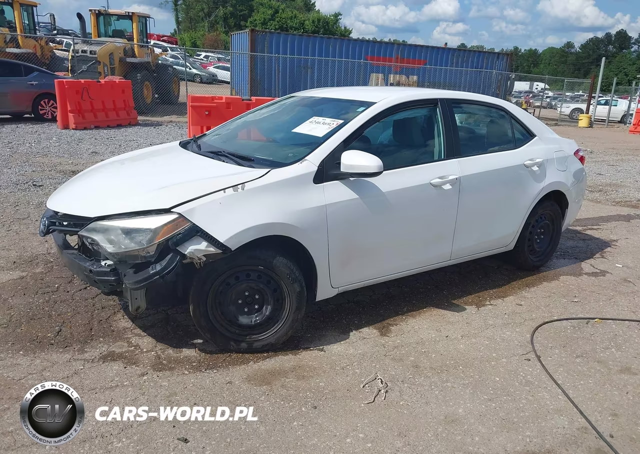 2016 Toyota Corolla Le VIN:5YFBURHE6GP501153 - 2