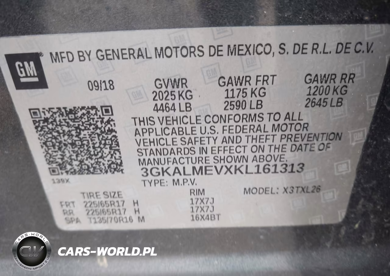 2019 GMC Terrain Sle VIN:3GKALMEVXKL161313 - 9