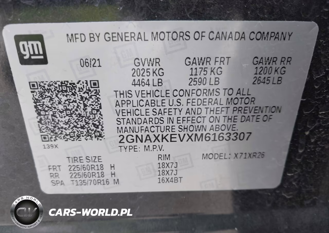 2021 Chevrolet Equinox Fwd Lt VIN:2GNAXKEVXM6163307 - 9