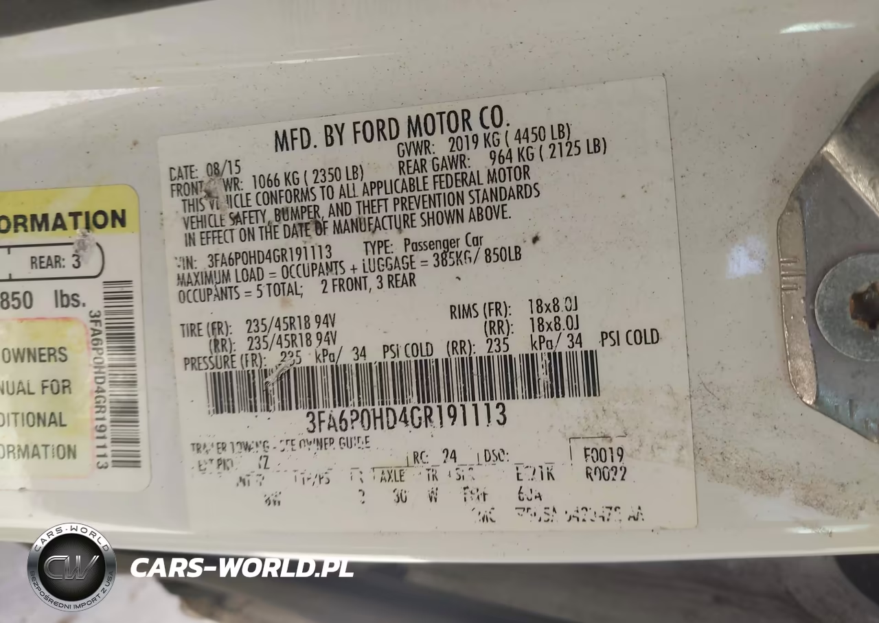 2016 Ford Fusion Se VIN:3FA6P0HD4GR191113 - 9