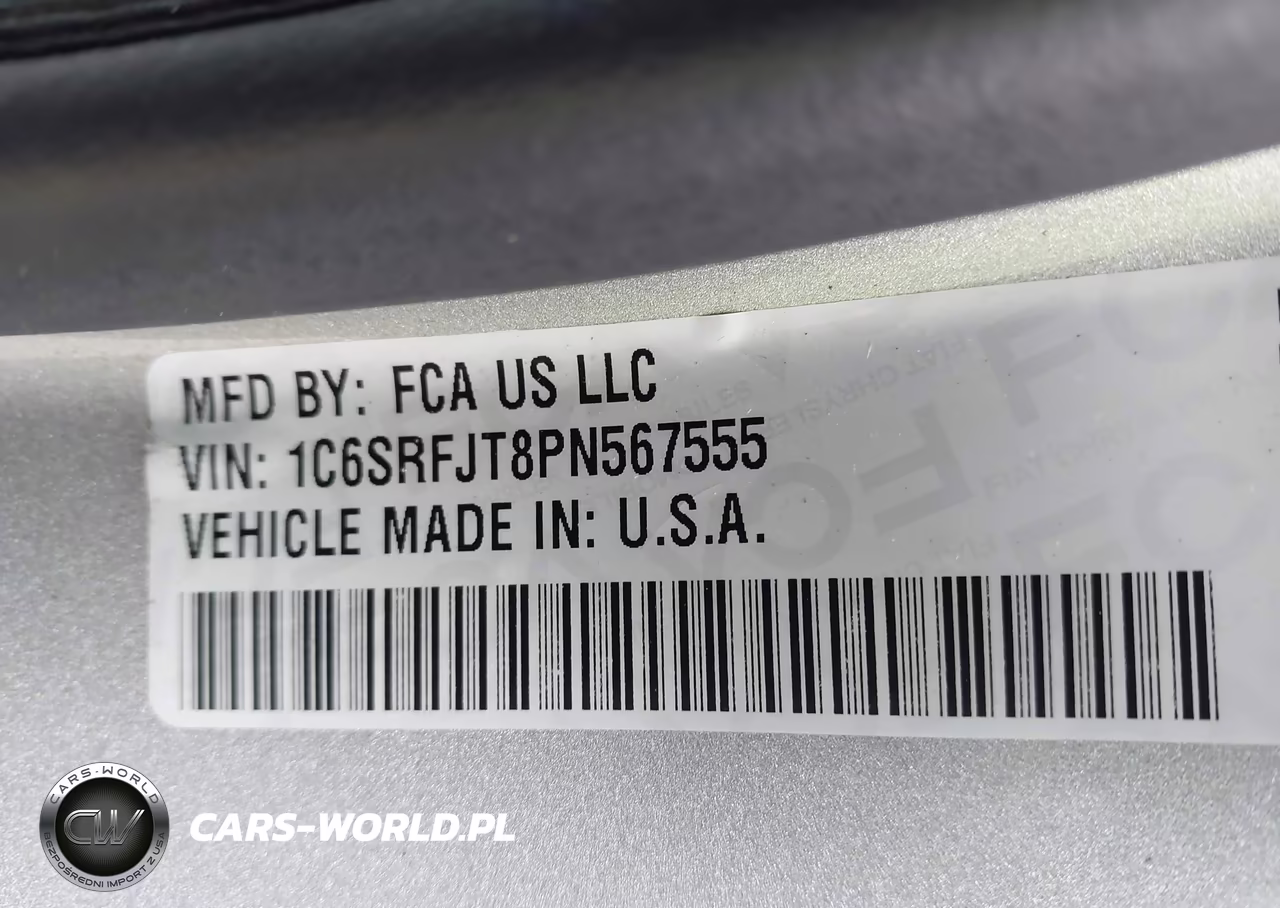 2023 Ram 1500 VIN:1C6SRFJT8PN567555 - 9