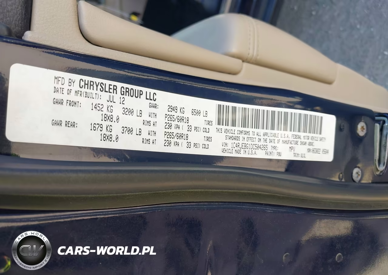 2013 Jeep Grand Cherokee Limited VIN:1C4RJEBG1DC504265 - 9