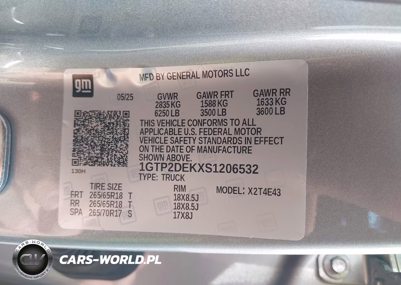 2025 GMC Canyon 4Wd At4 VIN:1GTP2DEKXS1206532 - 9