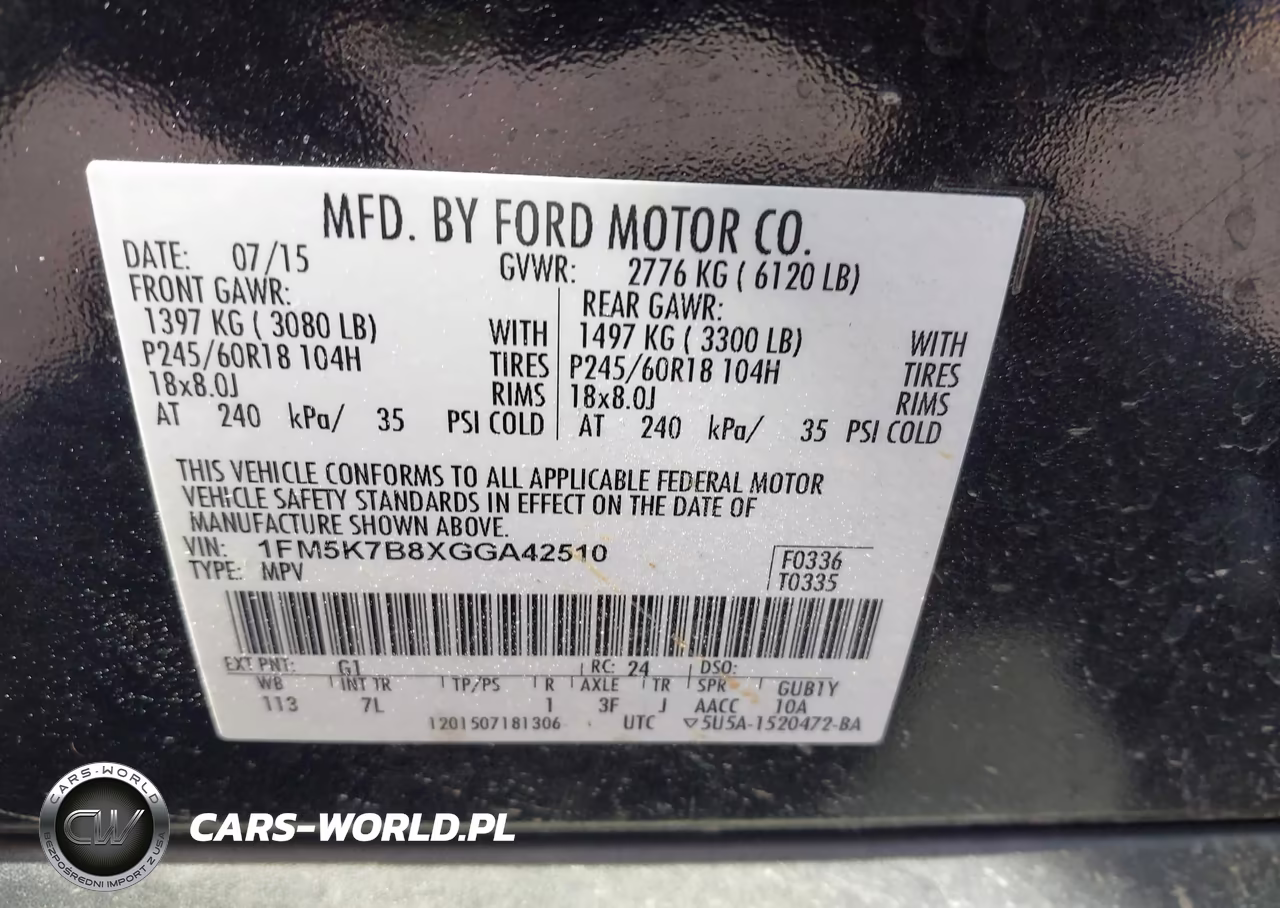 2016 Ford Explorer VIN:1FM5K7B8XGGA42510 - 9