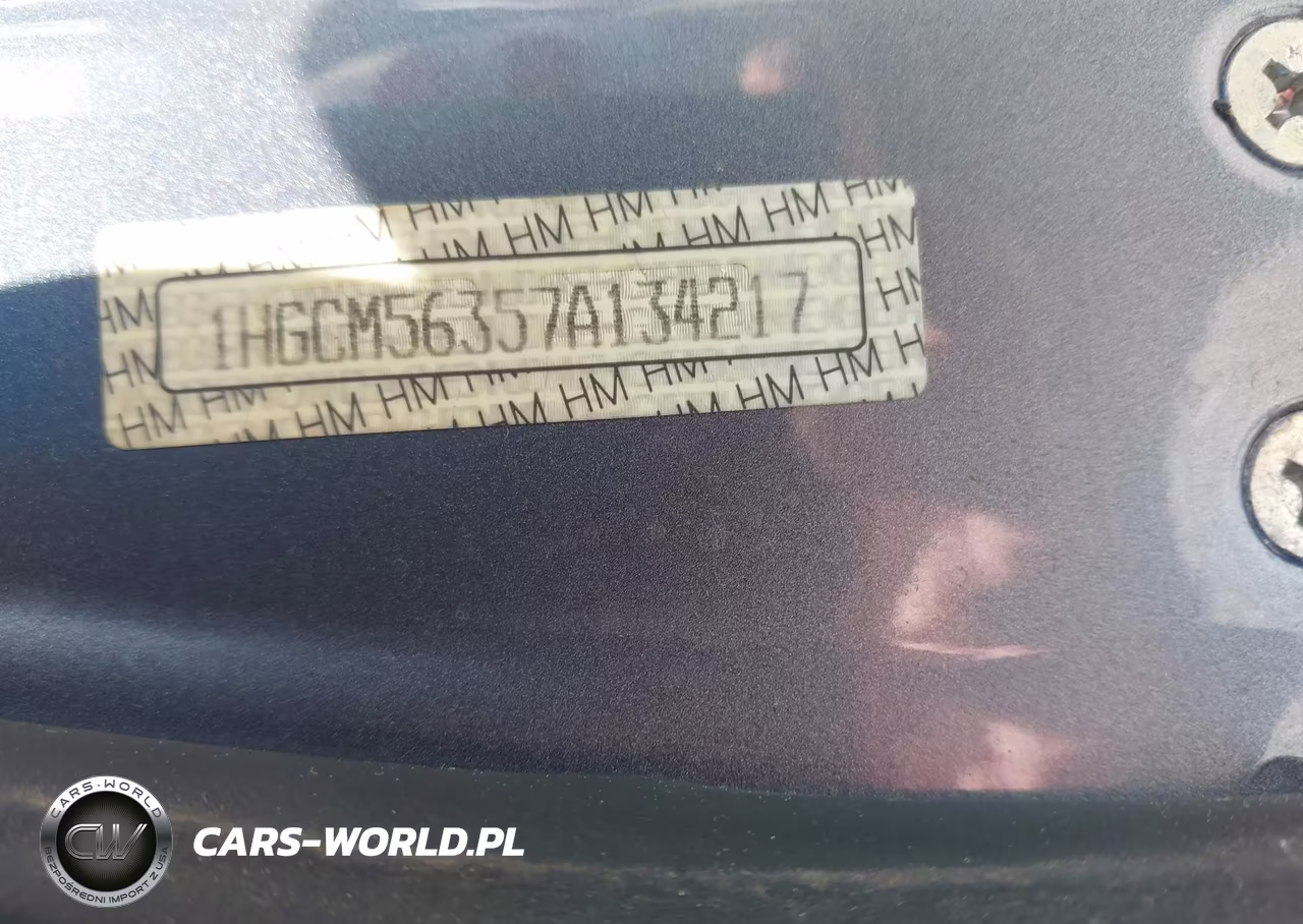 2007 Honda Accord 2.4 Se VIN:1HGCM56357A134217 - 9