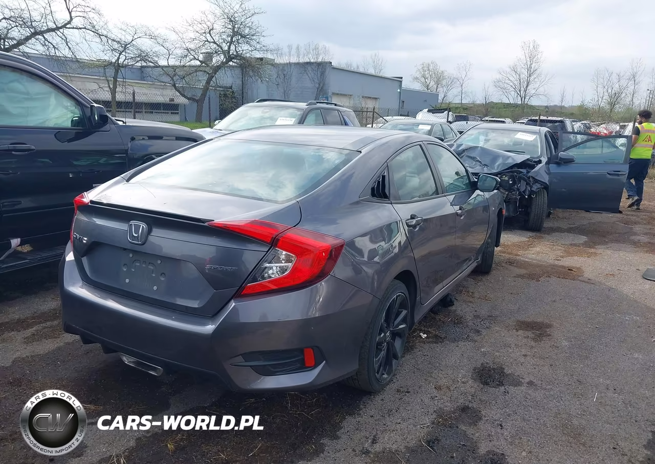 2021 Honda Civic Sport VIN:2HGFC2F83MH503552 - 4