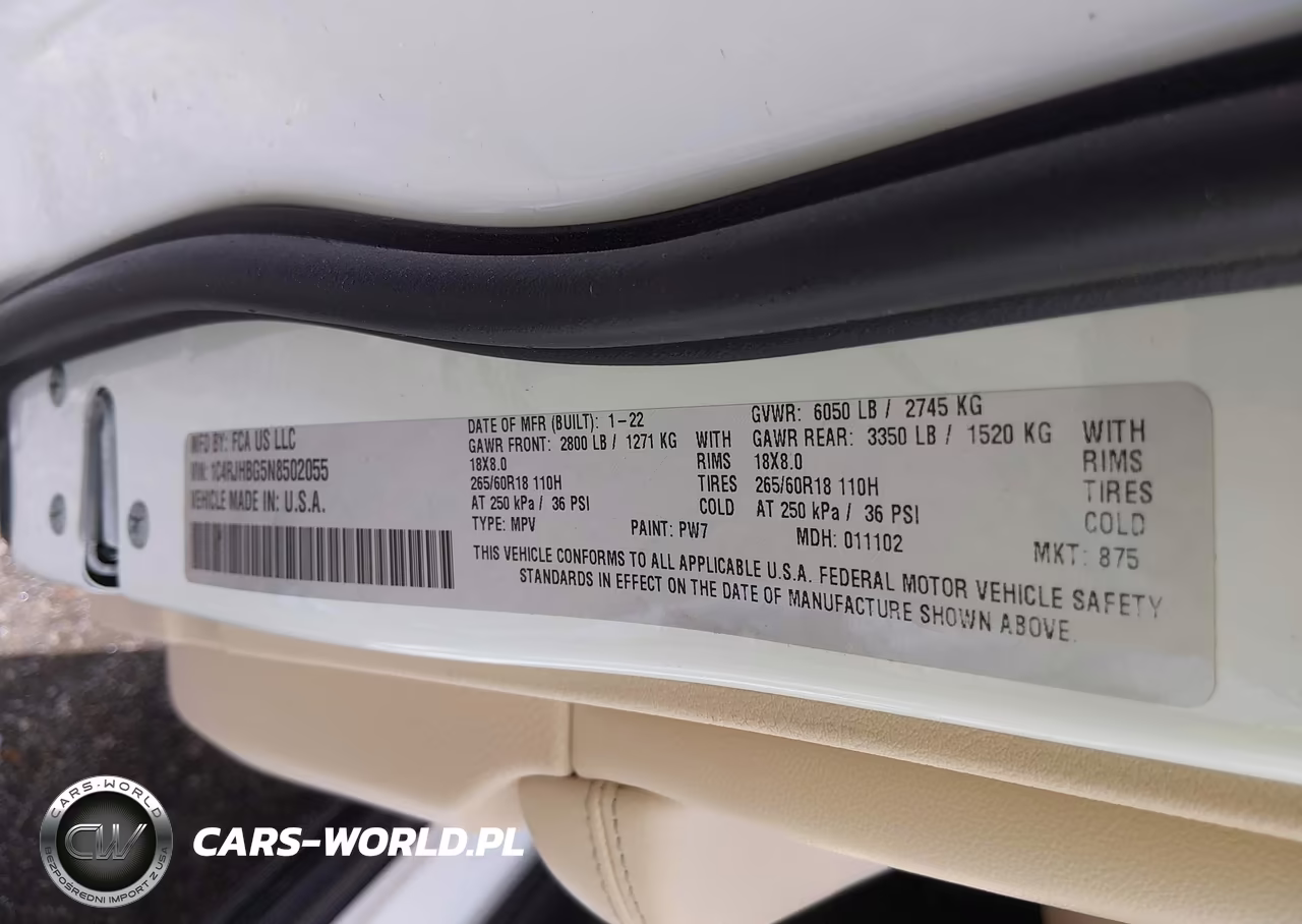 2022 Jeep Grand Cherokee Limited 4X4 VIN:1C4RJHBG5N8502055 - 9