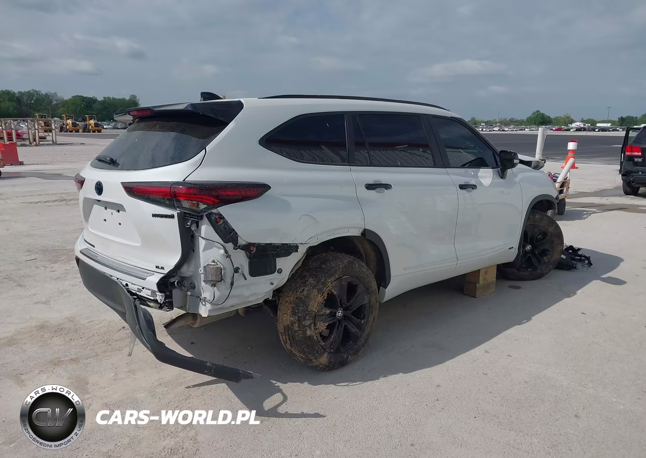 2024 Toyota Highlander Hybrid Xle Nightshade VIN:5TDKBRCH9RS140096 - 4