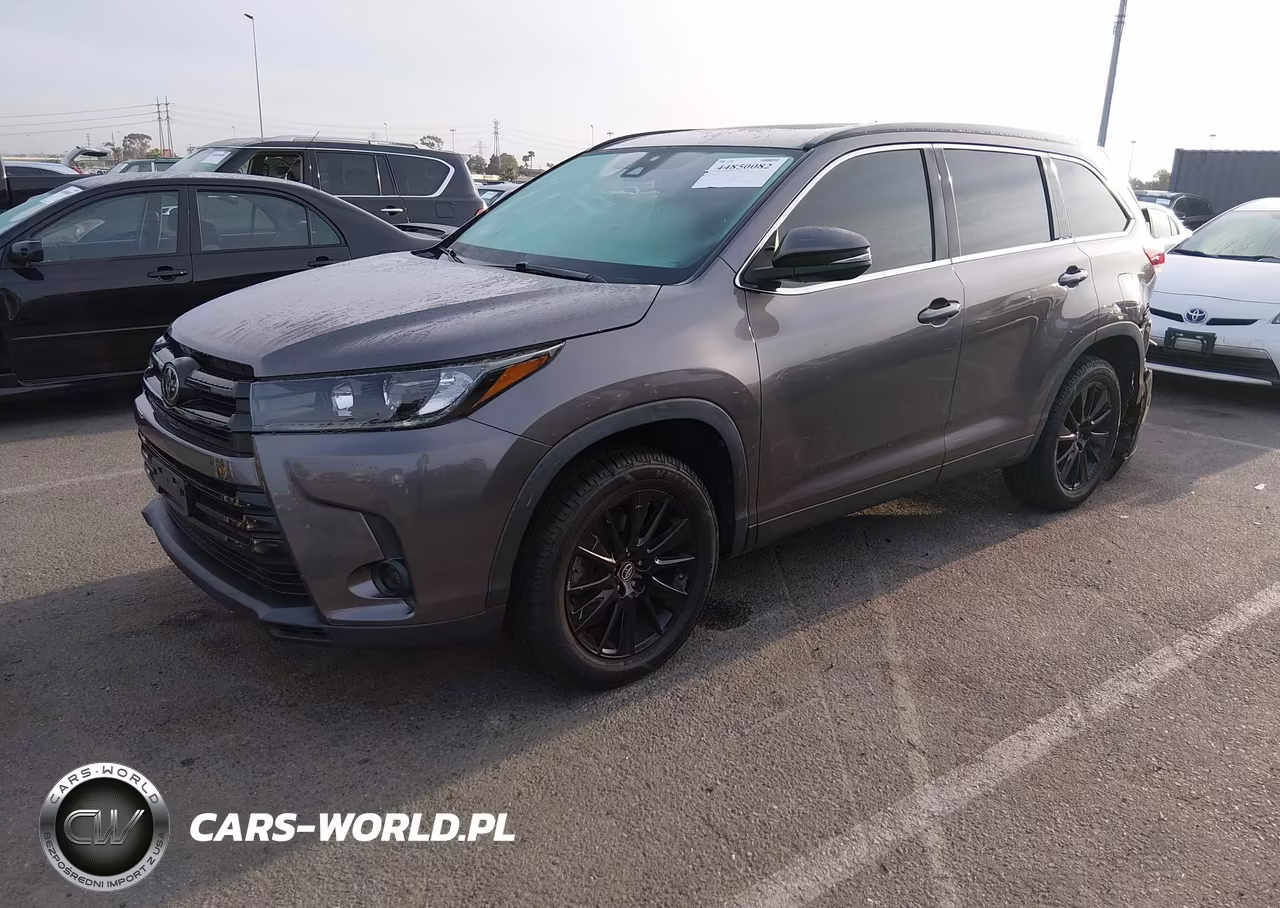2019 Toyota Highlander Se VIN:5TDKZRFH9KS351344 - 2