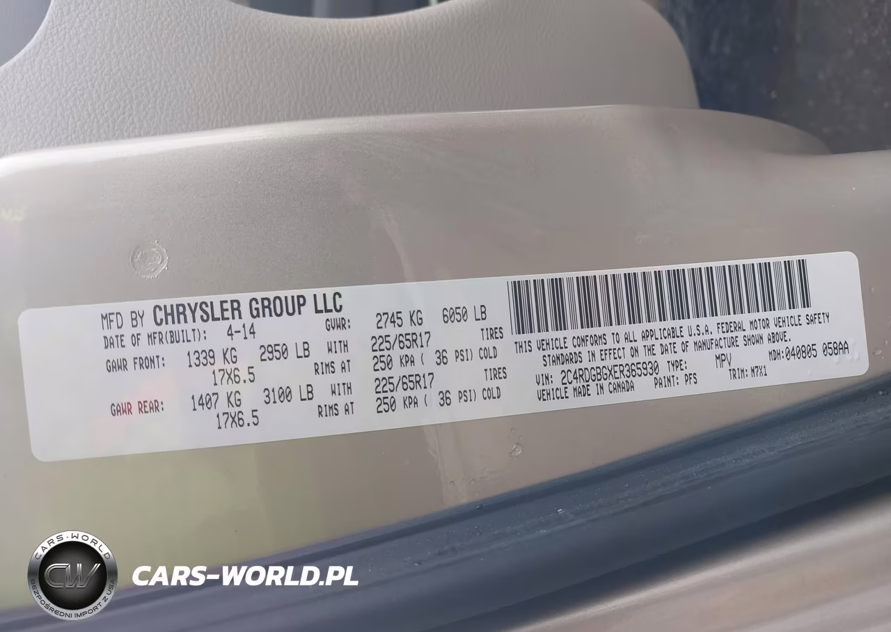 2014 Dodge Grand Caravan Se 30Th Anniversary VIN:2C4RDGBGXER365930 - 9