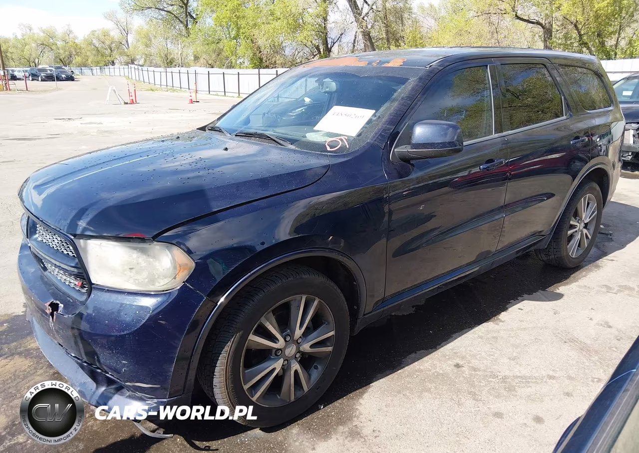 2013 Dodge Durango Sxt VIN:1C4RDJAG0DC629033 - 2