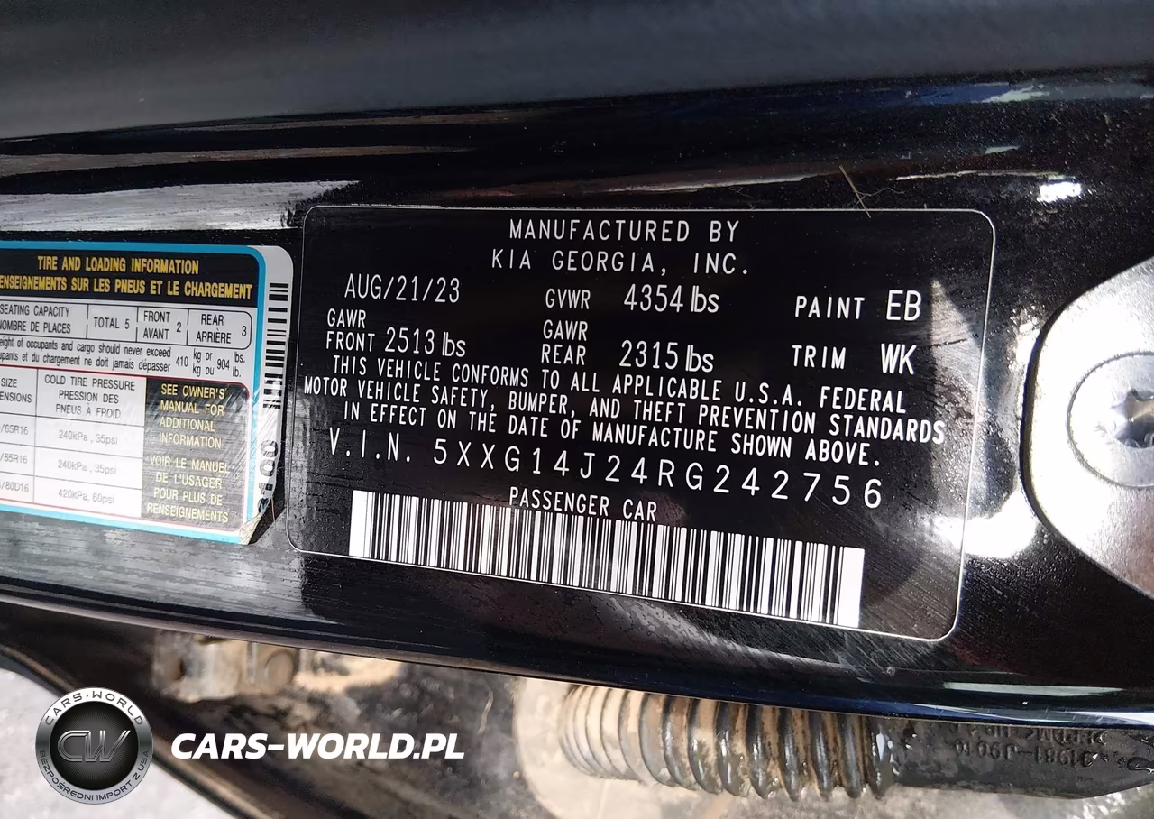 2024 Kia K5 Lxs VIN:5XXG14J24RG242756 - 9