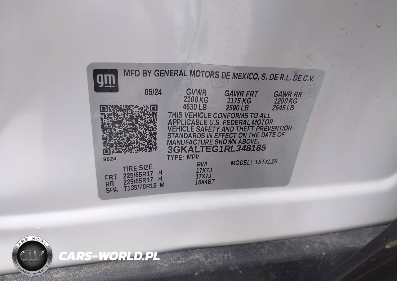 2024 GMC Terrain Awd Sle VIN:3GKALTEG1RL348185 - 9