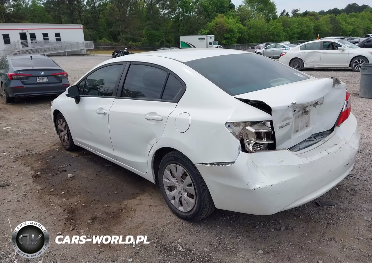 2012 Honda Civic Lx VIN:19XFB2F52CE107002 - 3