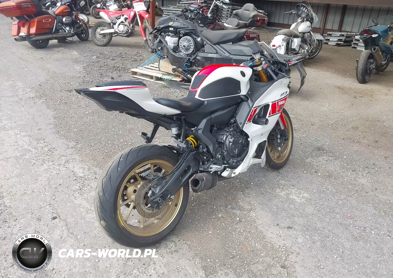 2022 Yamaha Yzfr7 VIN:JYARM38E7NA002791 - 4