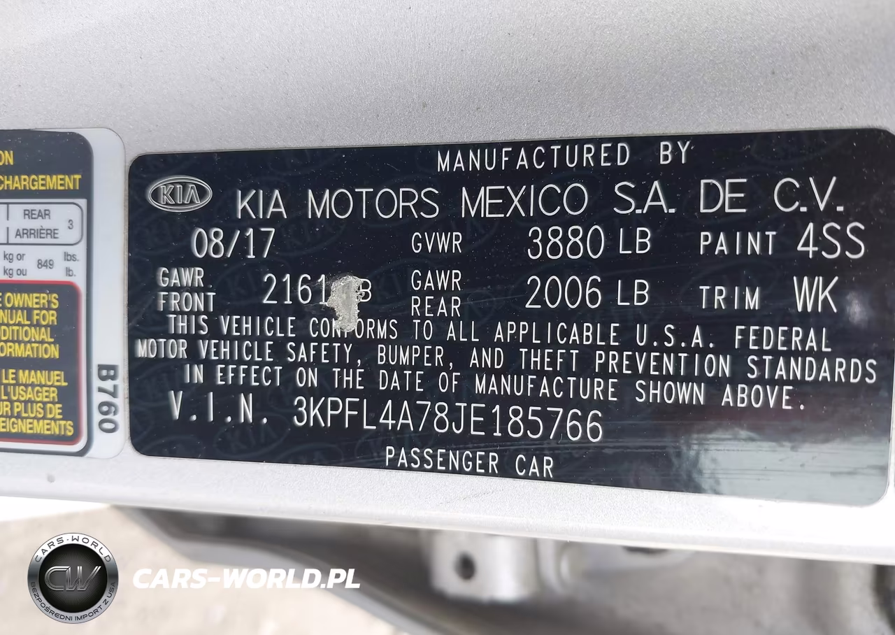 2018 Kia Forte Lx VIN:3KPFL4A78JE185766 - 9