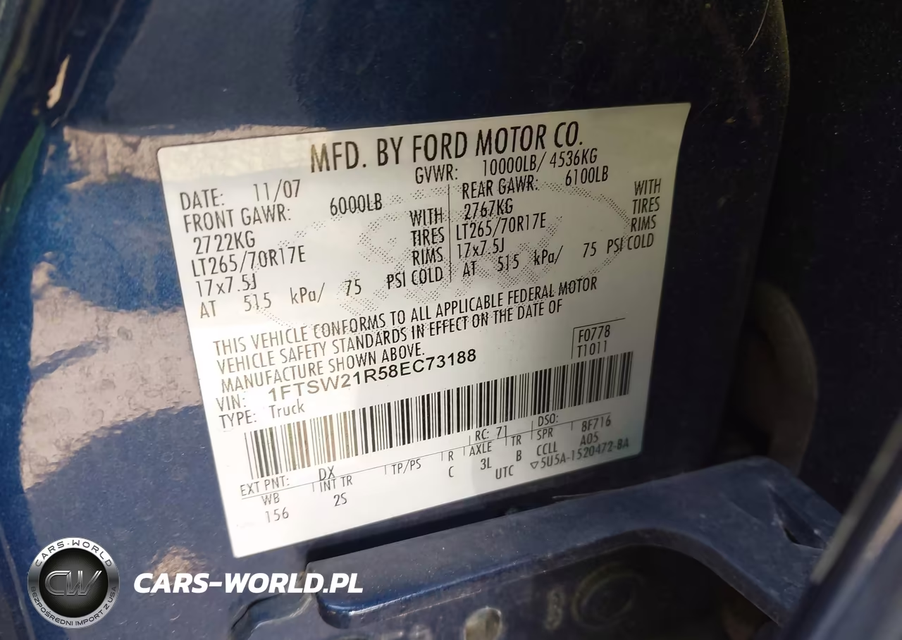 2008 Ford F-250 Fx4-Harley-Davidson-King Ranch-Lariat-Xl-Xlt VIN:1FTSW21R58EC73188 - 9