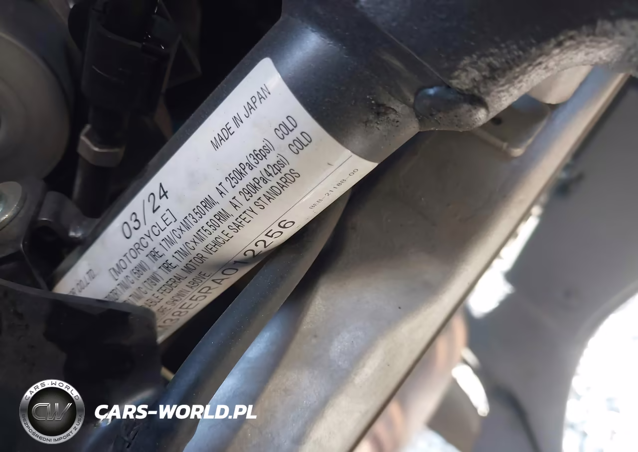 2024 Yamaha Yzfr7 VIN:JYARM38E5RA012256 - 10