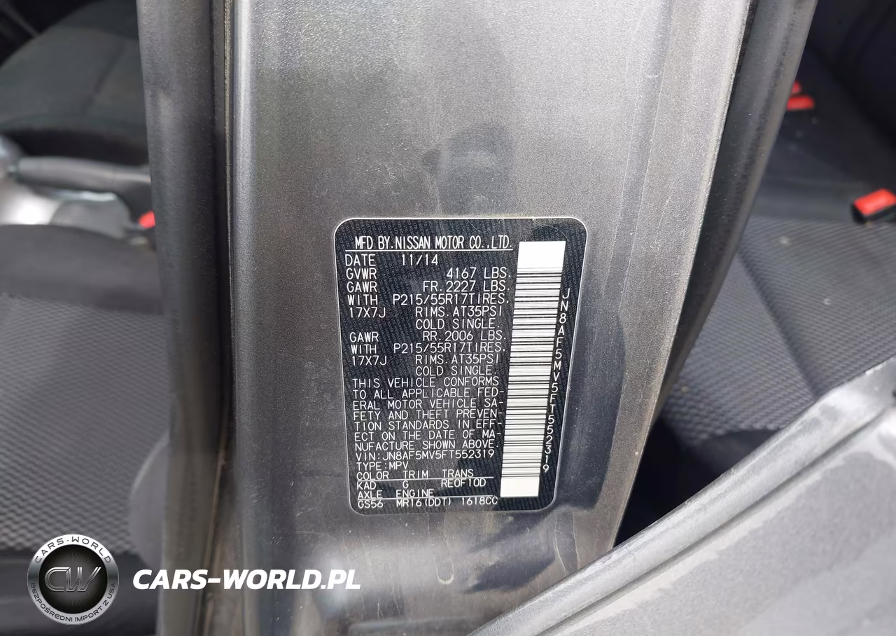 2015 Nissan Juke S VIN:JN8AF5MV5FT552319 - 9