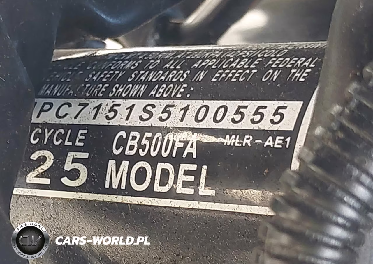 2025 Honda Cb500 F VIN:MLHPC7151S5100555 - 10