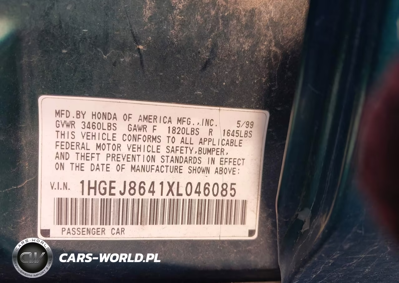 1999 Honda Civic Ex VIN:1HGEJ8641XL046085 - 9