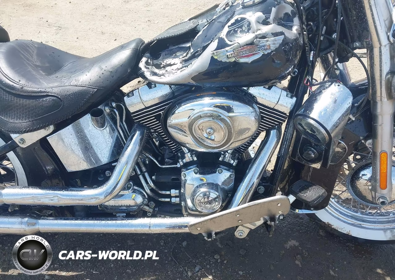 2013 Harley-Davidson Flstn Softail Deluxe VIN:1HD1JDV17DB025299 - 8