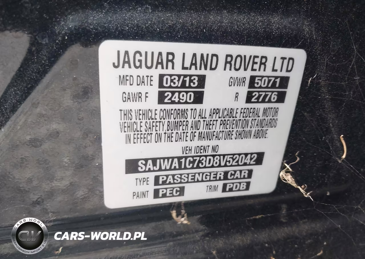 2013 Jaguar Xj VIN:SAJWA1C73D8V52042 - 9