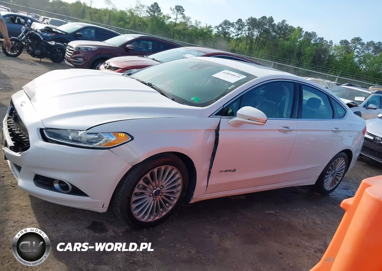 2014 Ford Fusion Hybrid Titanium VIN:3FA6P0RU6ER385539 - 14