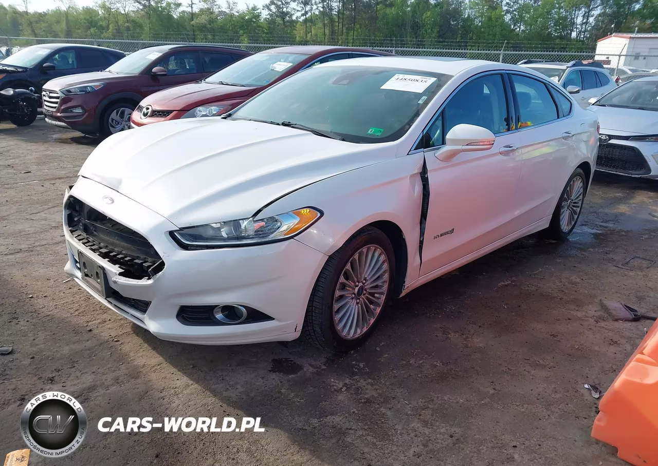 2014 Ford Fusion Hybrid Titanium VIN:3FA6P0RU6ER385539 - 2