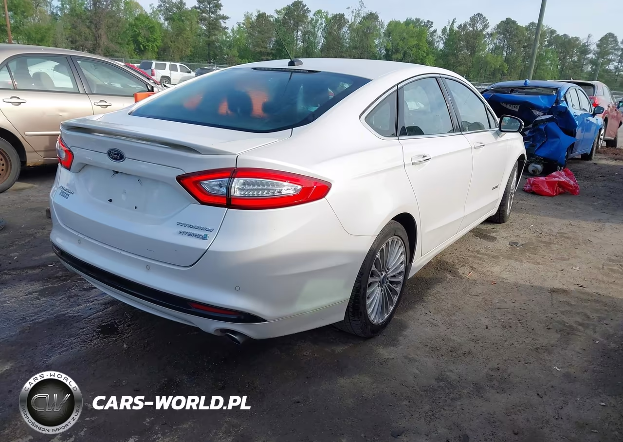 2014 Ford Fusion Hybrid Titanium VIN:3FA6P0RU6ER385539 - 4