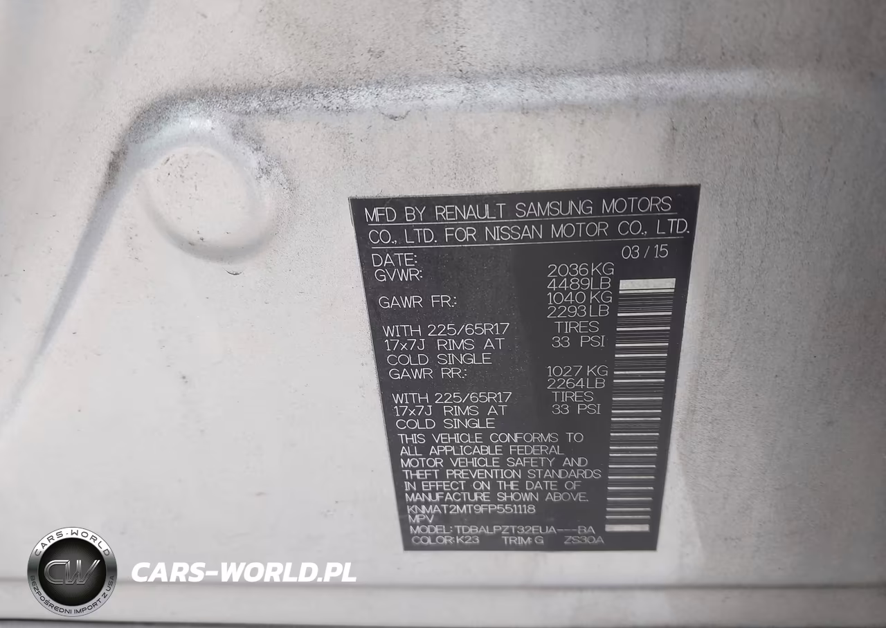 2015 Nissan Rogue S VIN:KNMAT2MT9FP551118 - 9