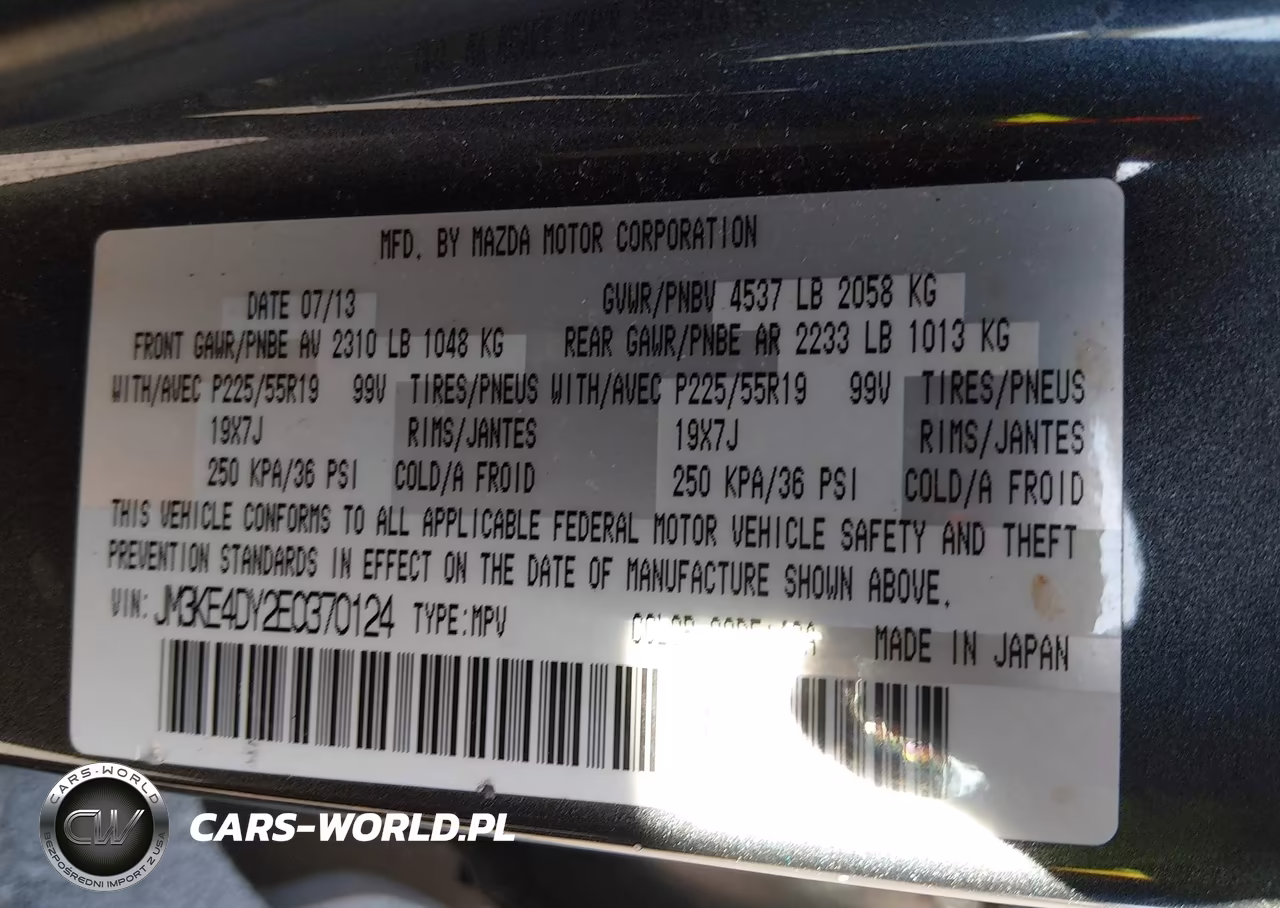 2014 Mazda Cx-5 Grand Touring VIN:JM3KE4DY2E0370124 - 9