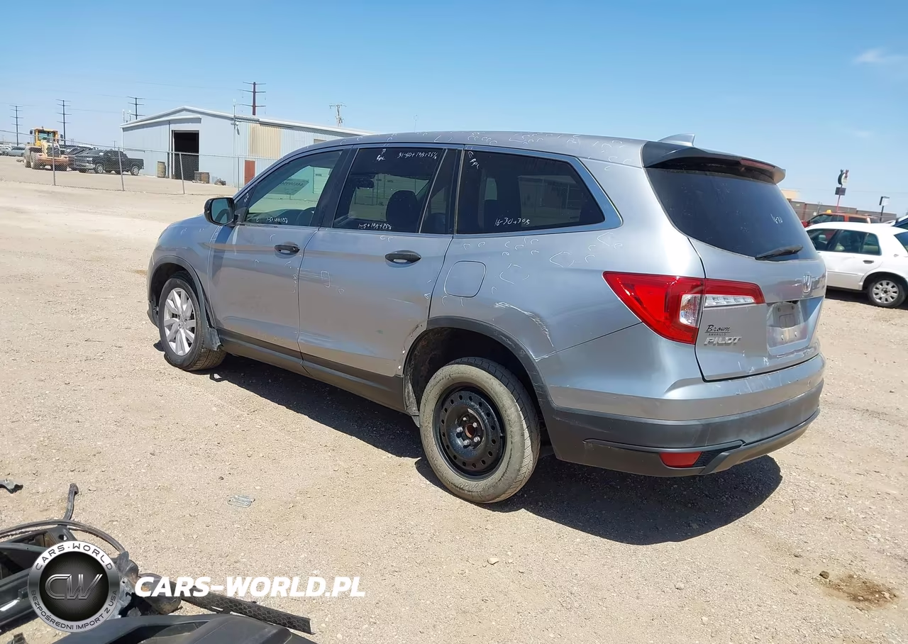 2020 Honda Pilot 2Wd Lx VIN:5FNYF5H17LB027472 - 3