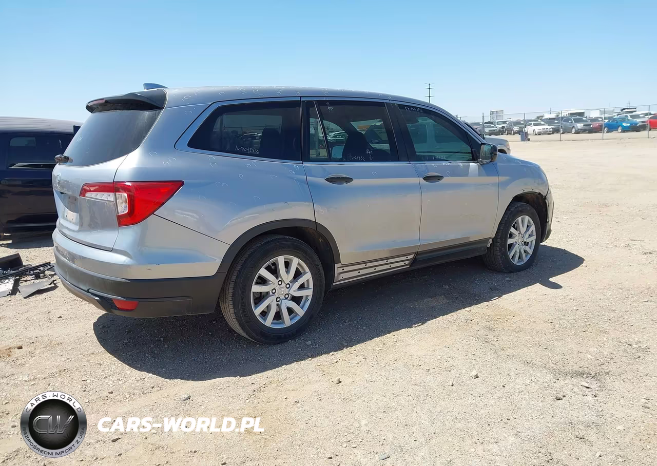 2020 Honda Pilot 2Wd Lx VIN:5FNYF5H17LB027472 - 4