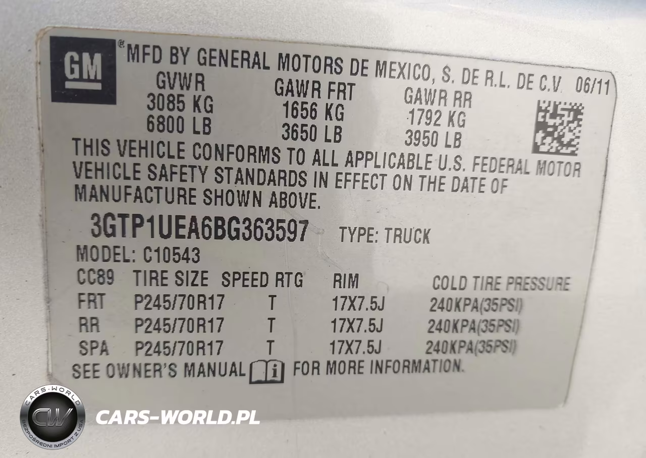 2011 GMC Sierra 1500 Sl VIN:3GTP1UEA6BG363597 - 9