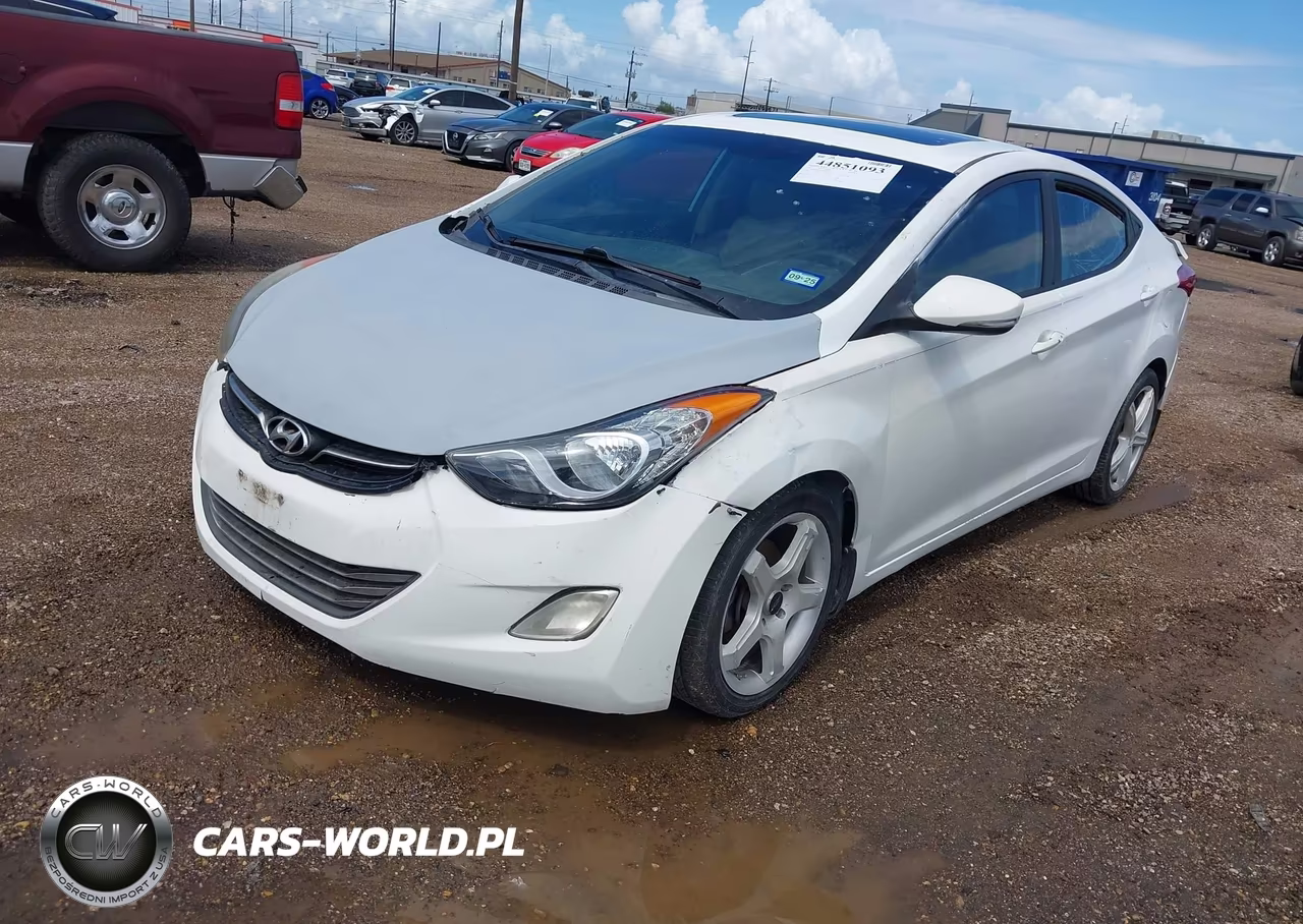 2013 Hyundai Elantra Limited VIN:5NPDH4AE8DH406452 - 2