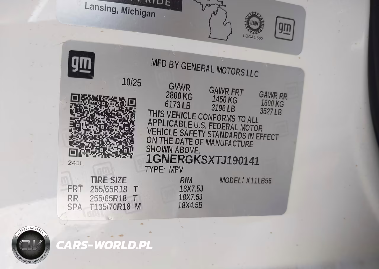 2026 Chevrolet Traverse Fwd Lt VIN:1GNERGKSXTJ190141 - 9