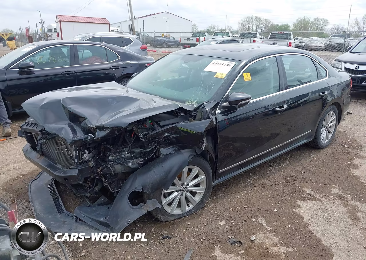 2012 Volkswagen Passat 2.5L Sel VIN:1VWCH7A36CC071842 - 2